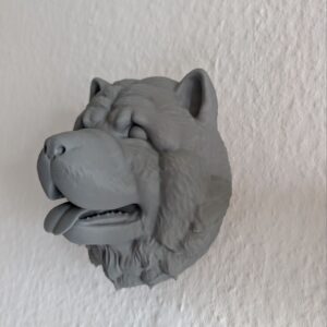 Chow Chow Wanddekoration - 3D Druck